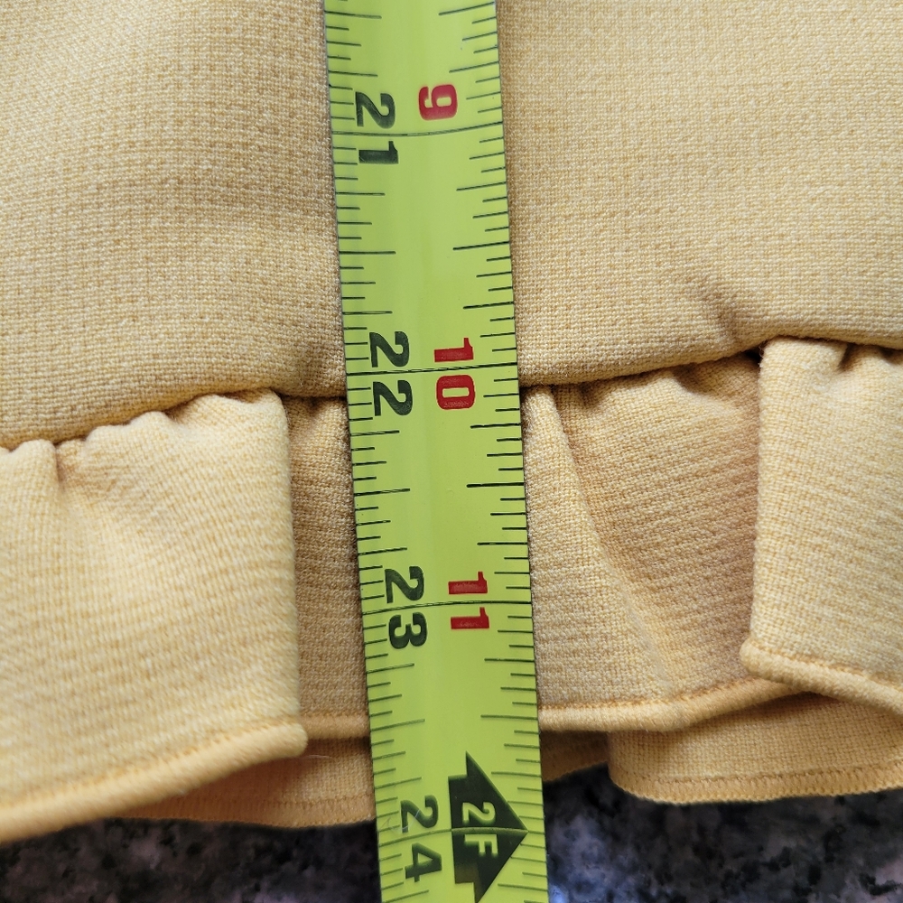 NEW Ann Taylor Vibrant Sunshine Yellow Pencil Skirt Size 2 NWOT - Picture 7 of 8